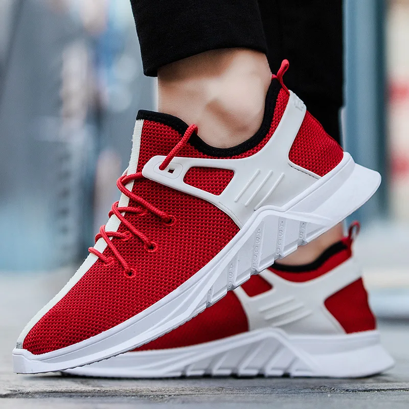 TOSJC дышащие Для мужчин повседневная обувь 2018 модные мужские кроссовки 9908 высокое