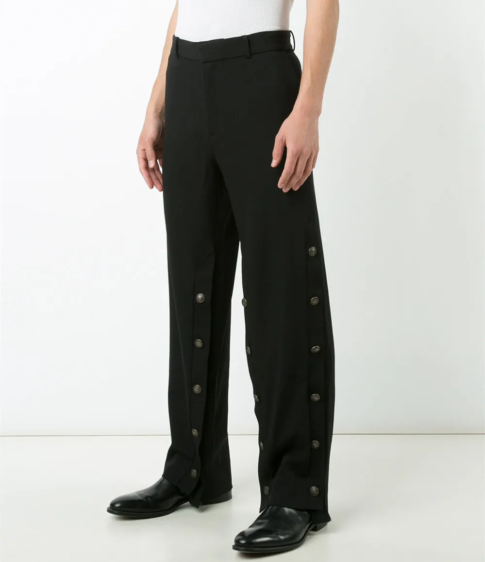 

27-44!!New korean version of the influx of young men casual pant wide leg pants loose trousers personality hairstylist nightclub