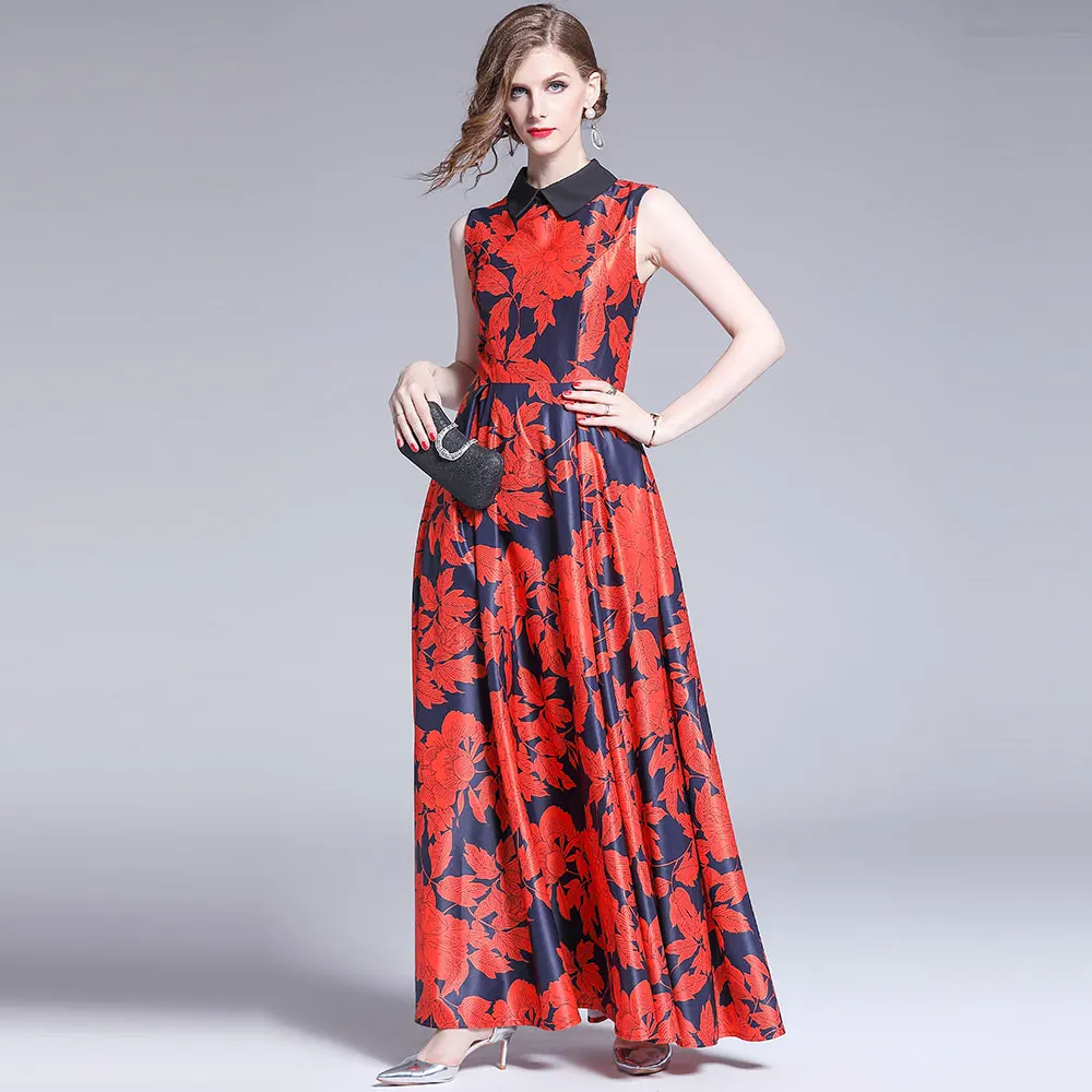 Женское вечернее платье без рукавов Borisovich элегантное винтажное длинное с