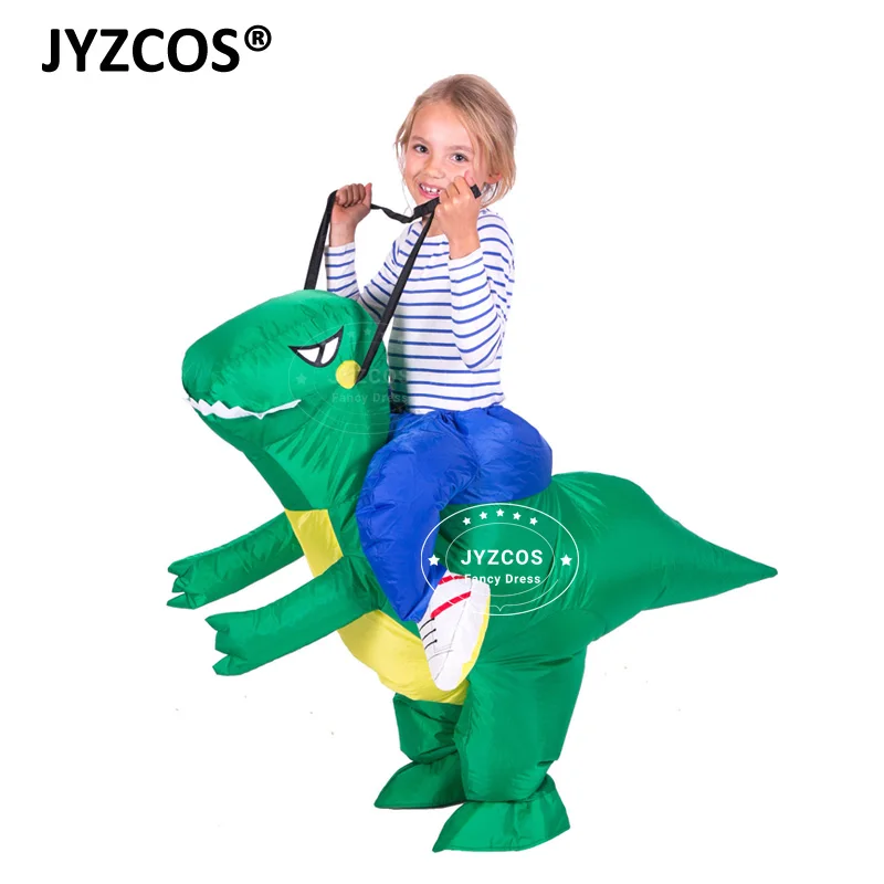 JYZCOS/новый детский надувной костюм динозавра для мальчиков и девочек