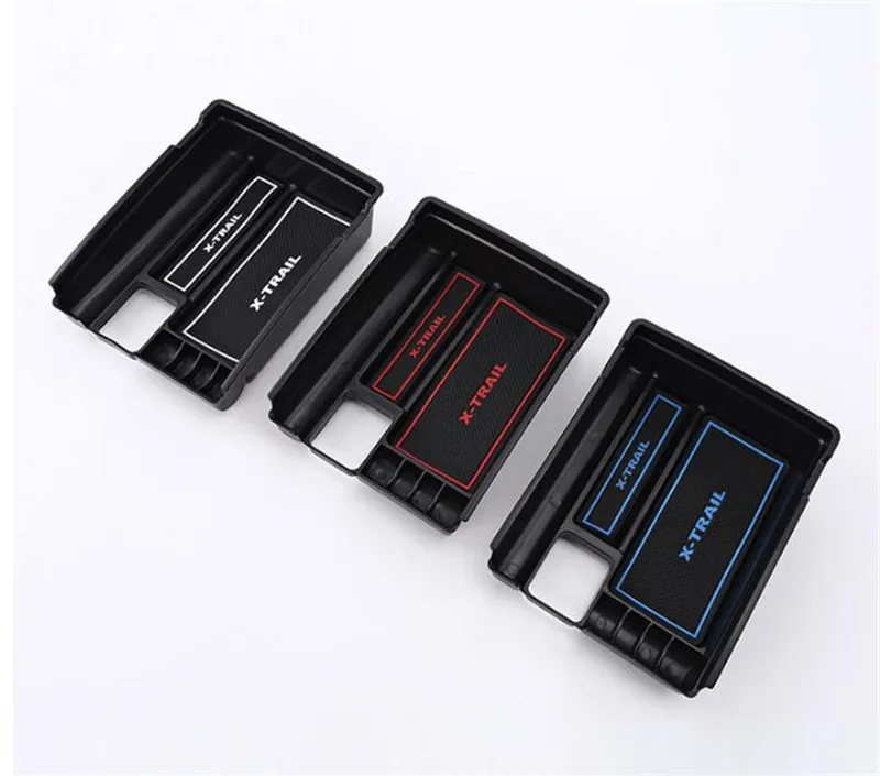 Black Central Storage Pallet Armrest Container Box Car accessories For Nissan X-Trail X Trail T32 Rogue 2014-2019 styling | Автомобили и