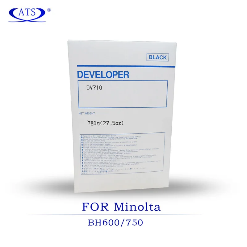 1 шт. 780 г порошок разработчика для Konica Minolta BH 600 750 DV710 совместимый копировальный