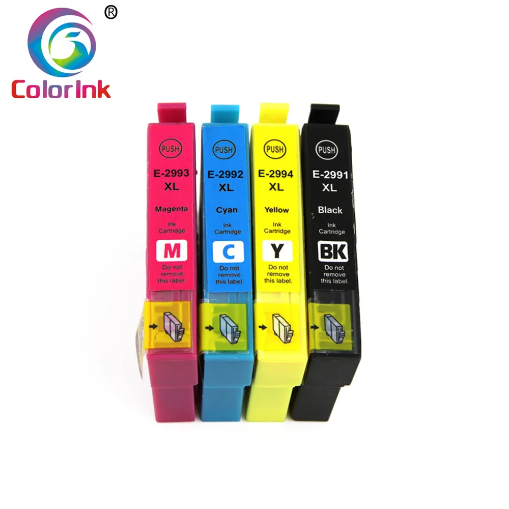 Цветной чернильный картридж для Epson 29X T2991 T2992 T2993 T2994 XP 235 332 335 432 435 245 принтера