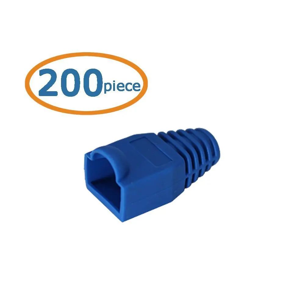 200 шт. пластиковые коннекторы для сетевого кабеля 5 cat5e Cat6 cat7 RJ45 |