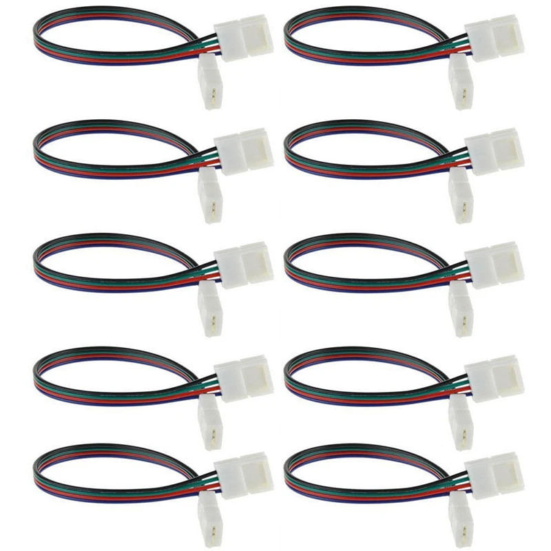 Оптовая продажа 200 шт./лот PCB кабель 2 Pin 4Pin светодиодные ленты разъемы 3528/5050 8 мм/10