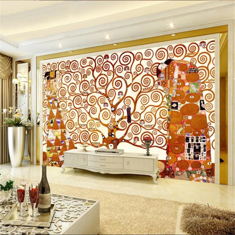 Wellyu пользовательские фото обои росписи обой 3d Европейский классический Древо