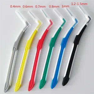 30 шт.кор. зубная нить для ухода за полостью рта, мягкая пластиковая зубочистка, Ортодонтическая чистка зубов, гигиена полости рта