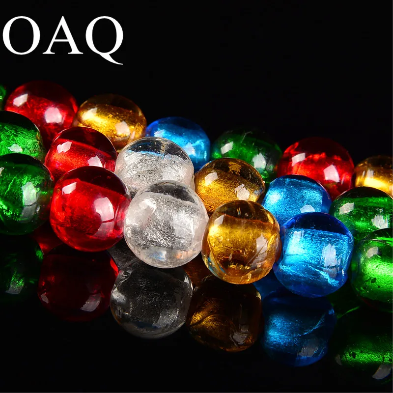 10 мм высококачественные разноцветные лэмпворк стеклянные бусины нитки из