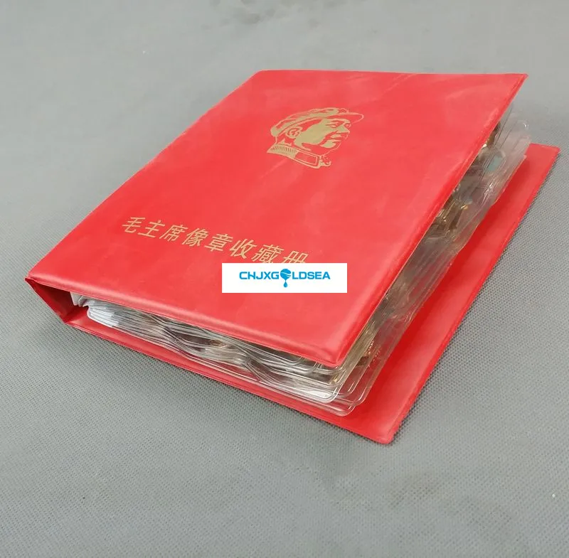 

120 pcs Red nostalgic collection of the Cultural Revolution Mao badges large full new Mao medals gift present collection