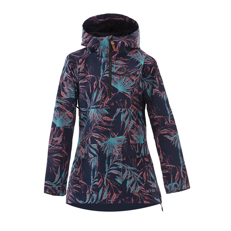 

GSOUSNOW Ski Suit Women's Windbreak and Thermal Insulation 2018 New Adult Thickened Double Snowboarding Women's Tops.