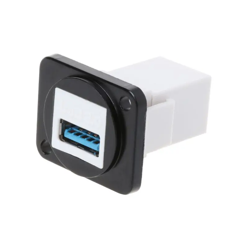 D тип металла USB3.0 Женский к гнезду разъем Монтажный держатель настенный модуль