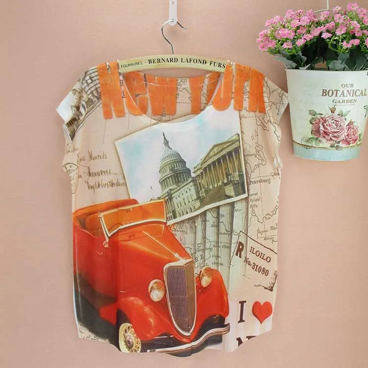 Футболка женская с коротким рукавом и круглым вырезом лето 2015|women fashion tshirt|women