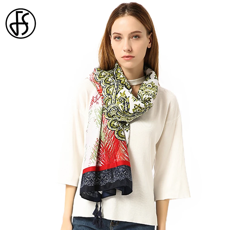 FS этнический стиль бандана хлопковый шарф большой женский тотемный принт платок