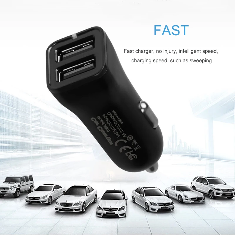 Оригинальное автомобильное зарядное устройство KOYOT с двумя портами 2 4 А