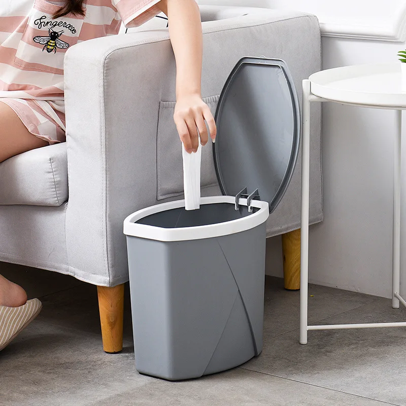 Прессованный Тип пластиковый мусорный бак Бытовая Кухня Ванная комната гостиная