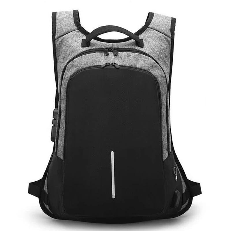 SENKEY Style Для мужчин рюкзак школьные сумки для подростков замок с паролем Анти