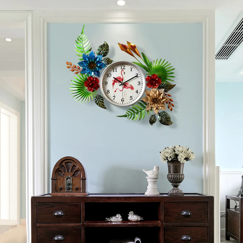 Американская кованая железная Цветочная фотография искусственная стена