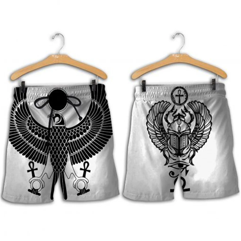 2019 новые модные мужские пляжные шорты для будущих мам Viking татуировки Объёмный