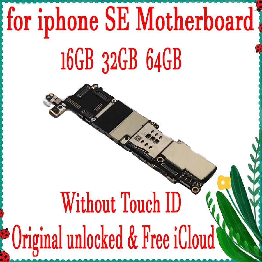 Заводская разблокированная материнская плата для iphone 5SE SE с/без отпечатков
