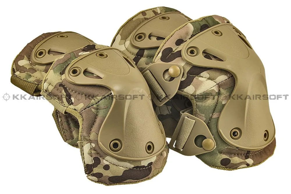 

SWAT X-Cap kneecap knee caps Combat Paintball Knee&Elbow Pads Multicam PD-03-CP TAN Dark Green ACU BK