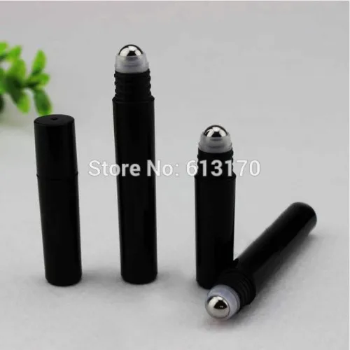 Роликовые бутылочки 5 мл 8 черные стальные шарики пустые рулоны на бутылке для