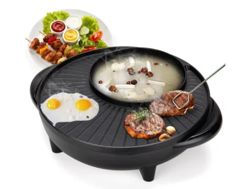 Электрическая печь для барбекю антидымовая палка жаровня Shabu-электрический