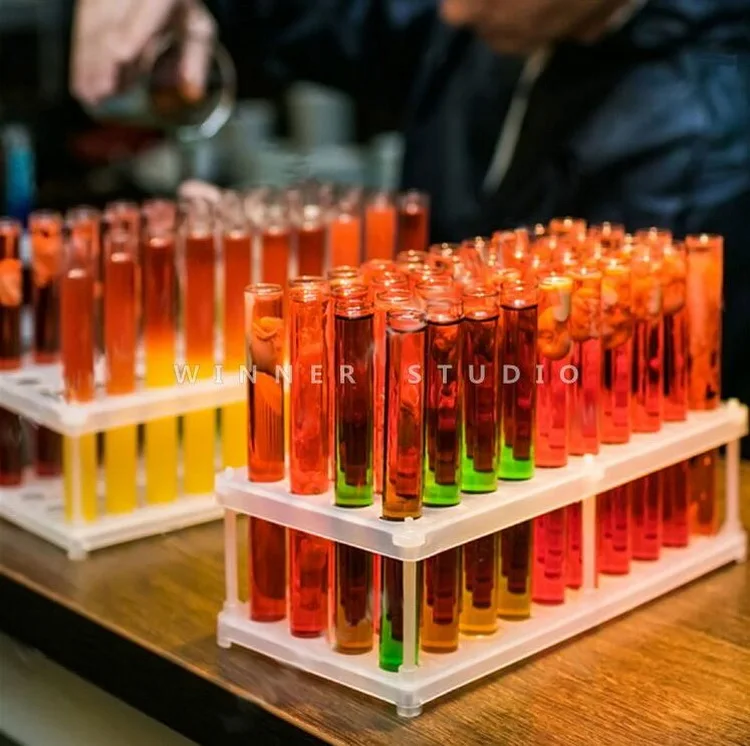 Высококачественные стеклянные барные инструменты Коктейльная пробирка посуда