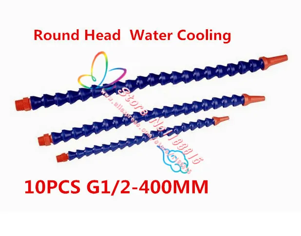 

Free shipping 10PCS G1/2-400mm Round Head Cooling Tube/ Water Cooling Pipe Coolant Oil Plastic Pipe for Engraving Machine Tool