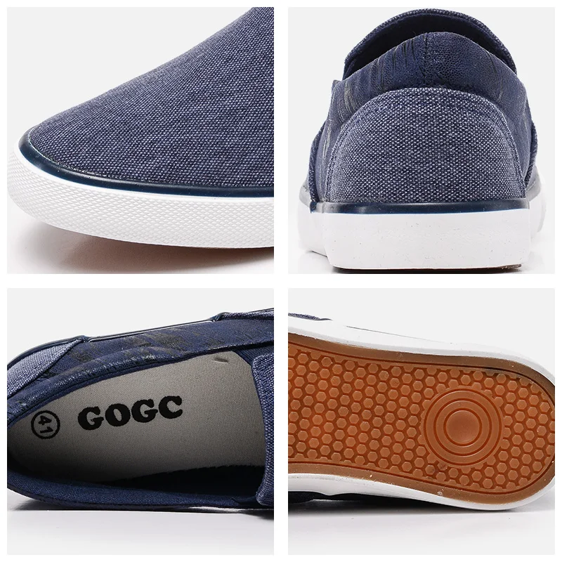 GOGC Sneakers Men Fashion Slipony Casual Shoes Flats Breathable Slip-on Loafer Female Vulcanized G986 | Обувь