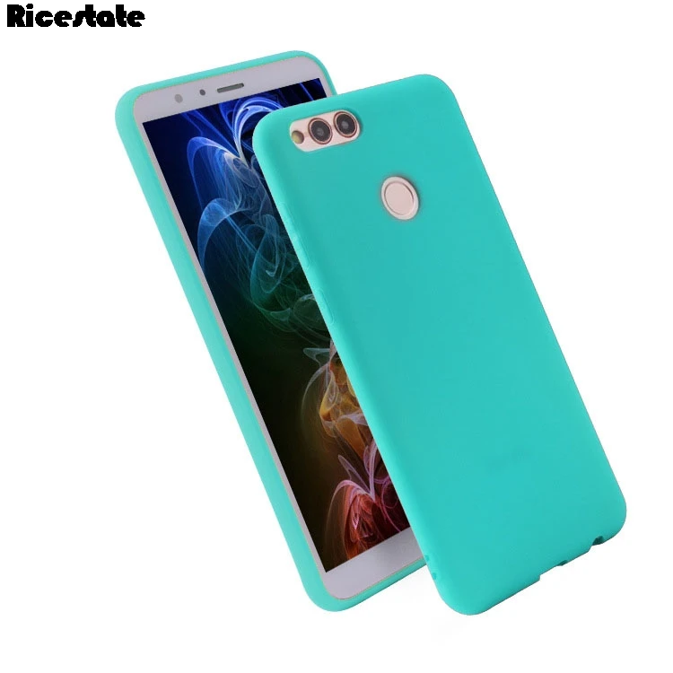 Ricestate задняя крышка для Huawei Honor 7X 7A 7C 8X 6X 6A 8 9 10 lite чехол P20 Pro Y5 Y6 Prime 2018 матовый мягкий