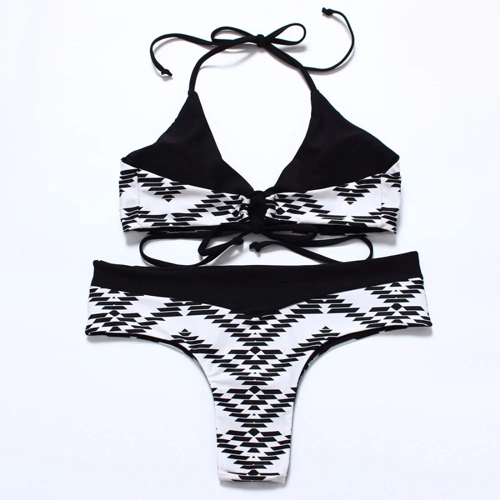 Новое поступление Бикини 2017 Для женщин бразильский комплект бикини без бретелек