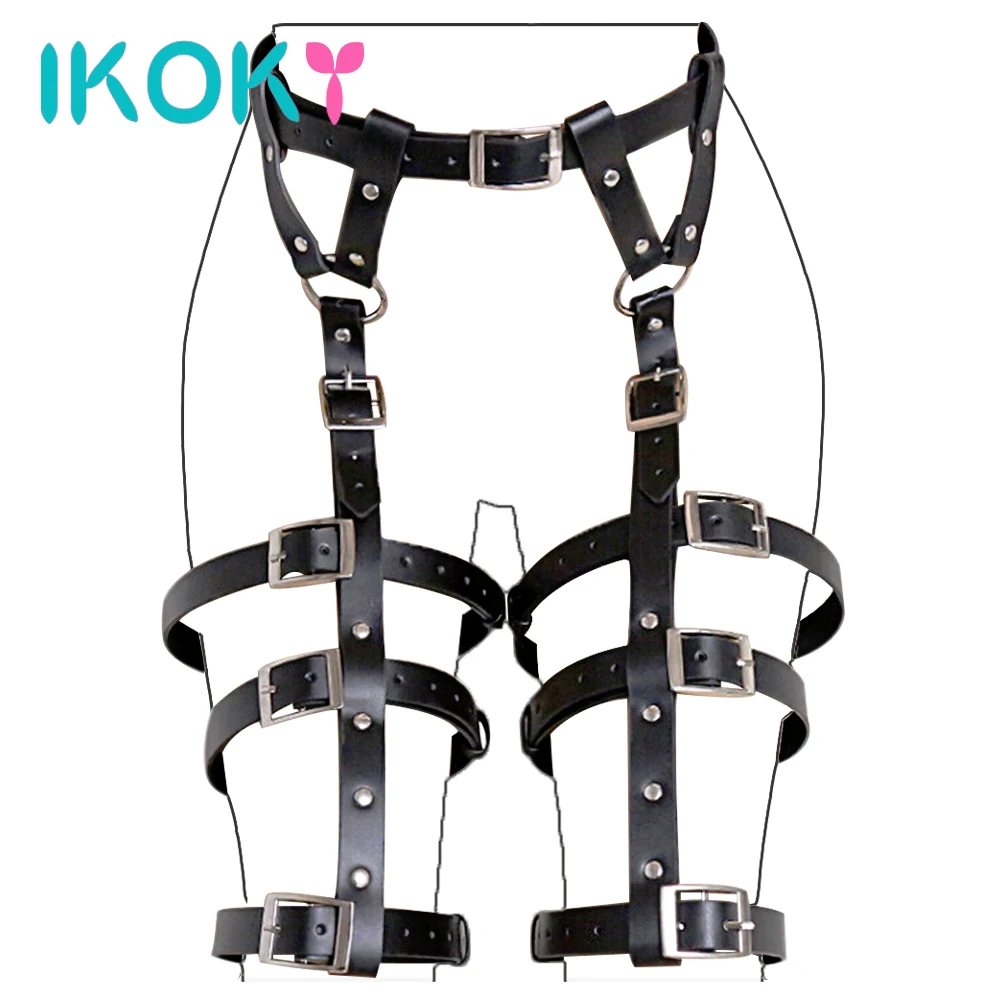 IKOKY флирт из искусственной кожи игрушки для связывания секс пар Эротические