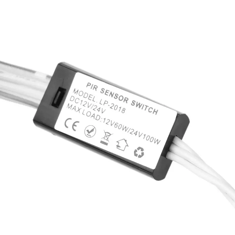 DC 12V 24V 5A PIR Sensor Switch Infrared IR Motion Detector Module 35s Delay for LED Light Lamp | Безопасность и защита