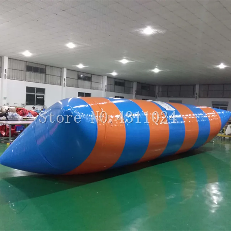orange Новейшая надувная подушка для прыжков с водяным блоком 7x2 м, мешок для прыжков, надувной водный батут для продажи - Цвет: orange