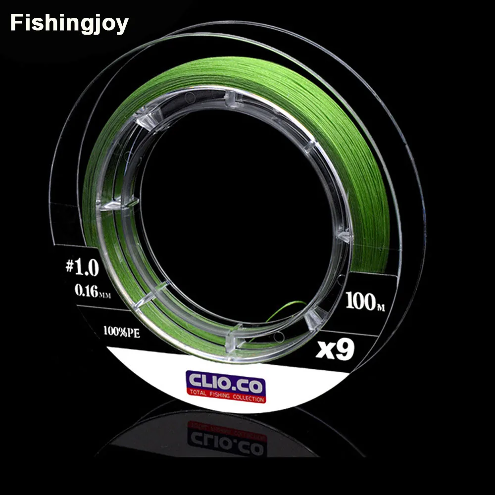 Fishingjoy 100 м 9 нитей PE плетеная леска невероятно прочная веревка Multifilament для