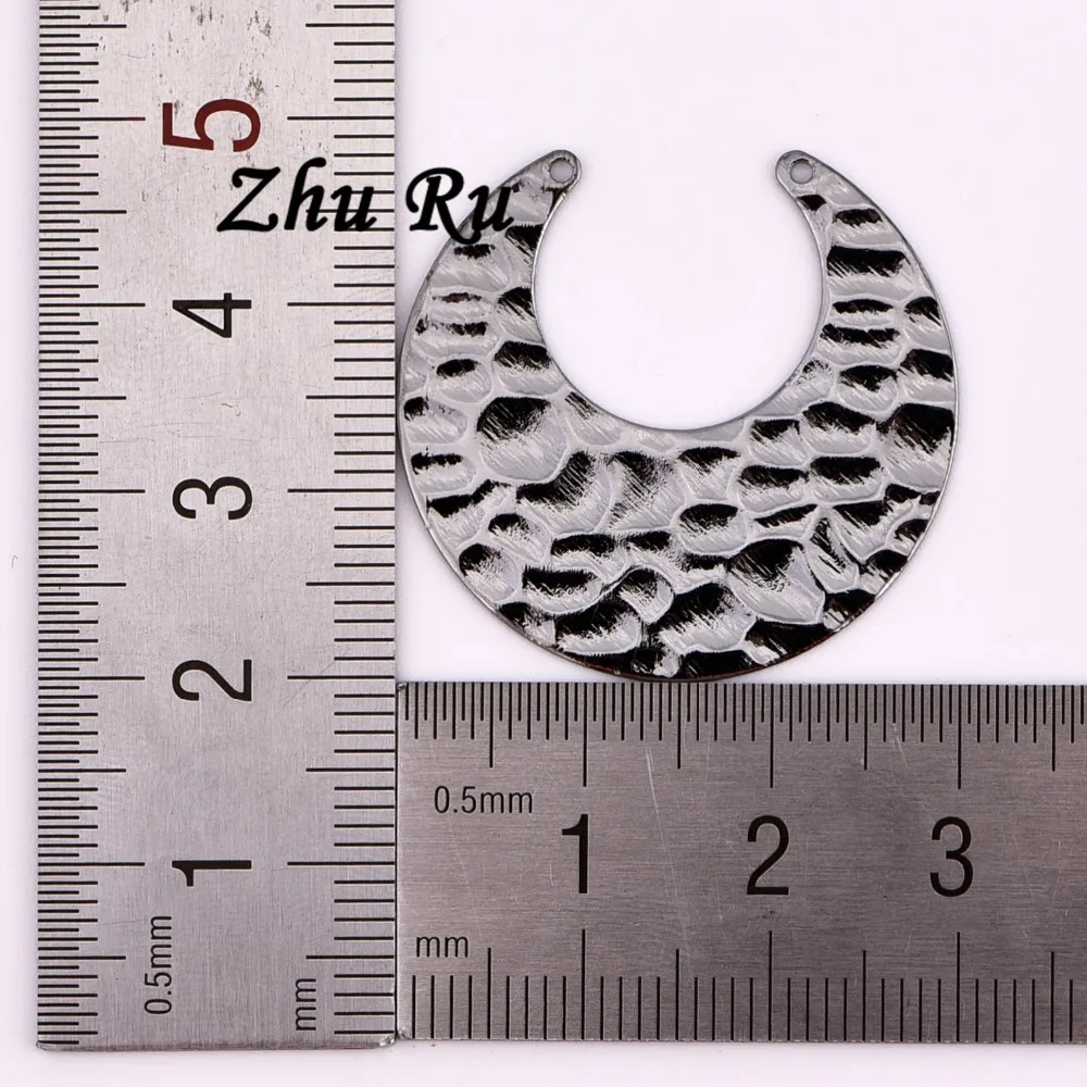 Чжу ру 5 шт./лот 30 мм богиня луны появляется ночью полумесяц Форма Шарм Fit Браслеты