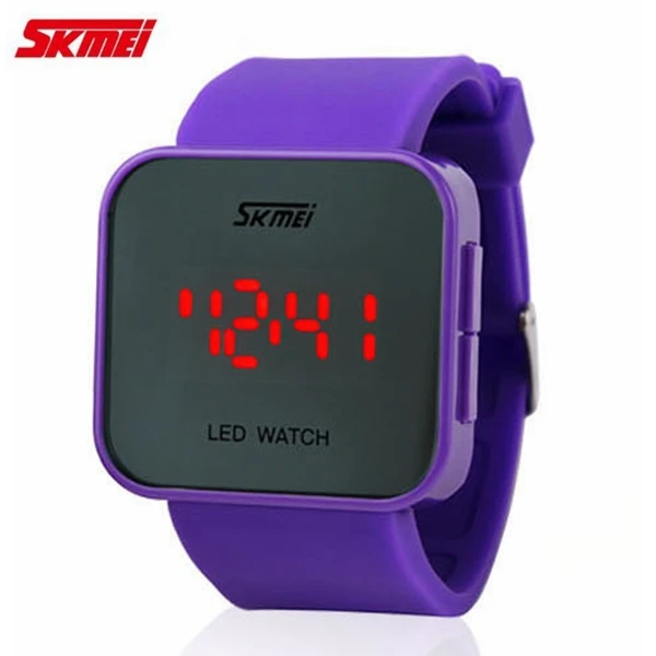 2015 Luxury Brand SKMI 0963 Men 30M Sports Waterproof Watch LED Quartz Watches Women Fashion Casual Jelly Dress Wristwatch | Наручные