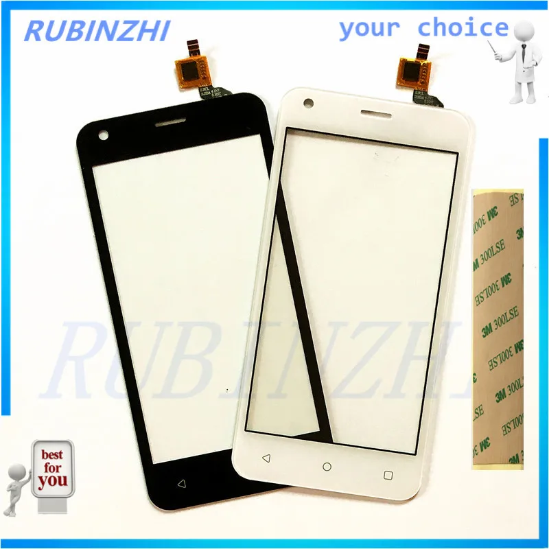 Сенсорная панель RUBINZHI для Телефона Fly FS454 nimbus 8 FS 454 сенсорный экран дигитайзер