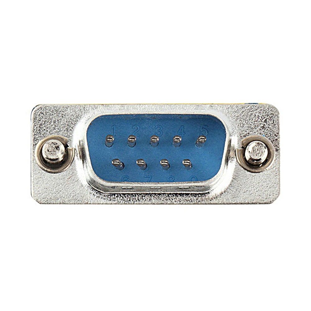 9 Pin RS 232 DB9 мужчинами Последовательный разъем кабель Пол смены навесного адаптер