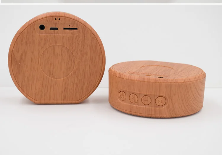 Деревянные зерна беспроводной Bluetooth динамик портативный мини сабвуфер аудио подарок стерео громкий динамик звуковая система Поддержка TF AUX USB A60