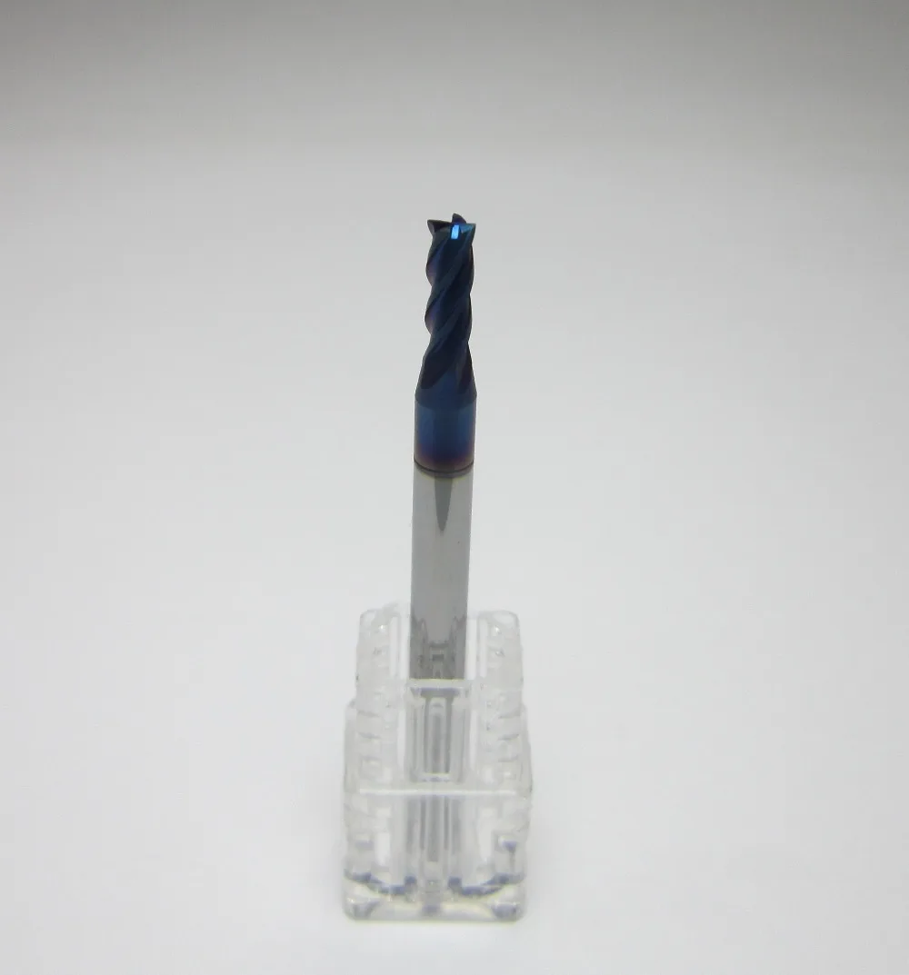 HRC68 четыре 4 флейты 3 мм Карбид вольфрама концевые фрезы Фреза CAE4 3X4 L50mm KHR CNC станки