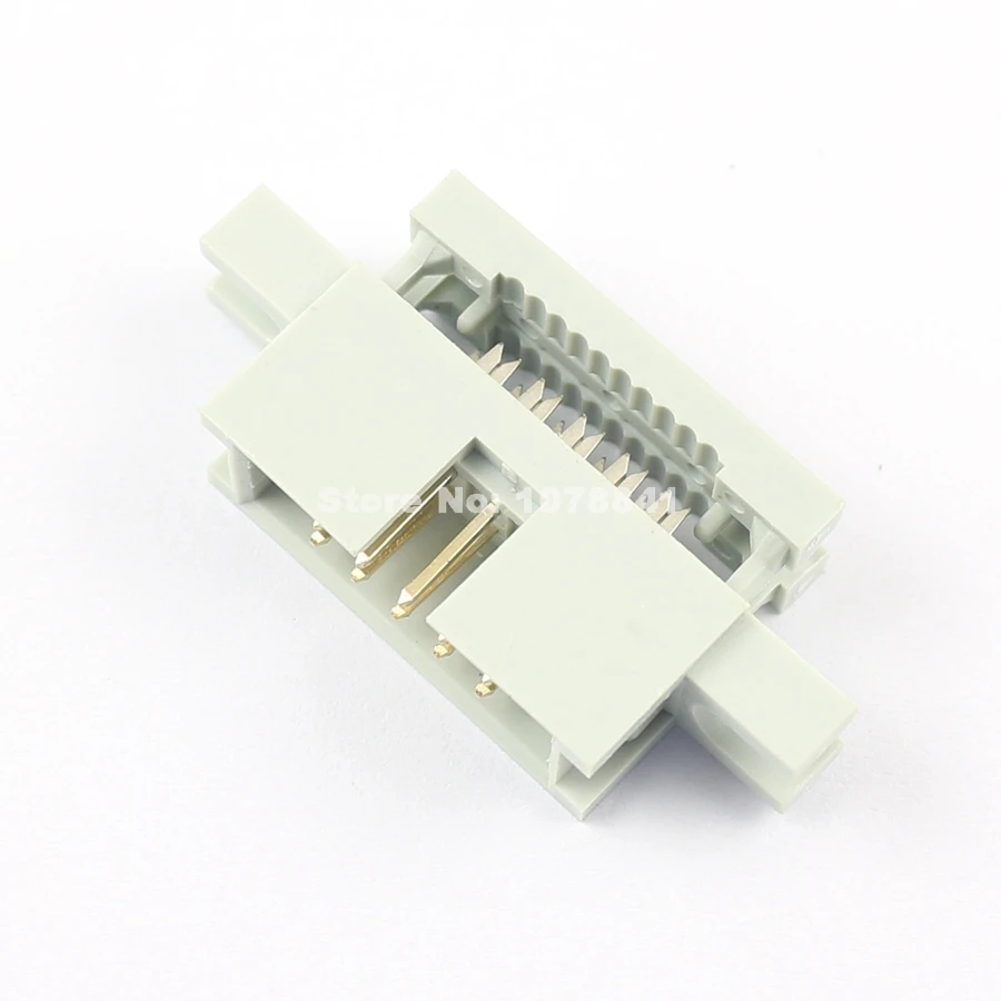 10 шт. 2 54 мм Шаг 2x5 Pin контактный разъем прямой IDC Тип кабель Разъем заголовки