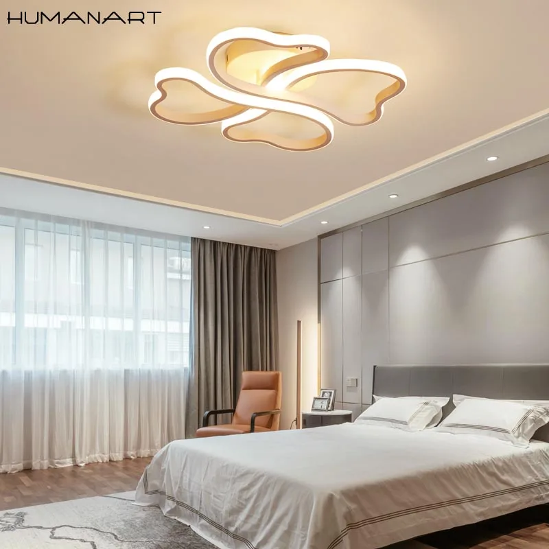 Lucky grass shape современный светодиодный потолочный светильник для гостиной спальни с