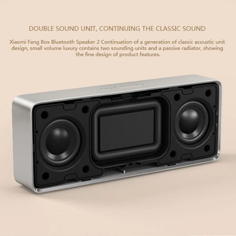 Xiaomi портативный динамик Bluetooth 2 квадратная коробка HD звук открытый ультра долгое