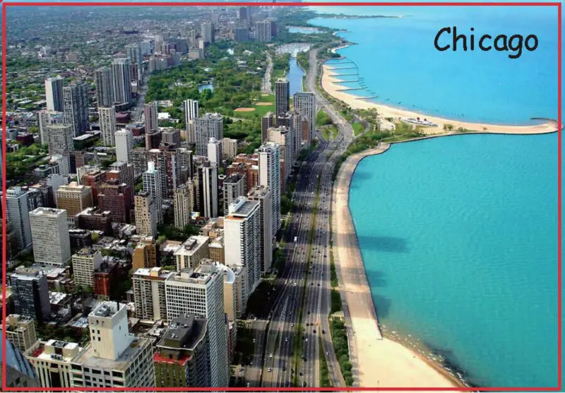 США путешествия магнит Chicago 20007 Принимаются индивидуальные рисунки|chicago magnet|travel