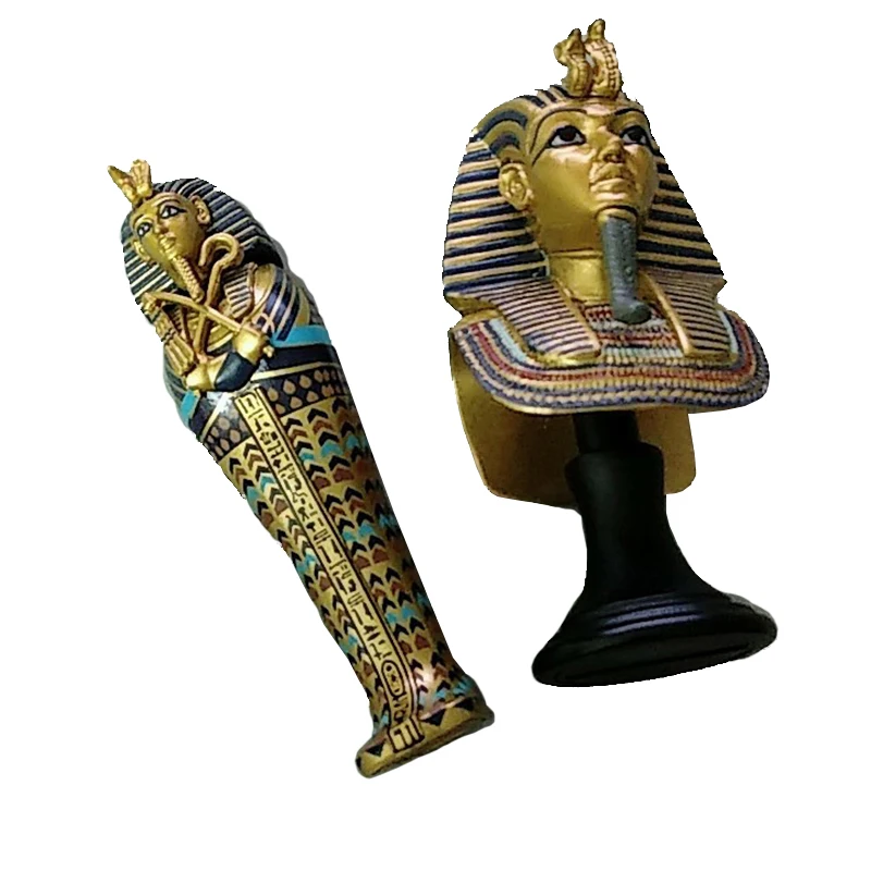Ностальгическая миниатюрная фигурка египетского орнамента ретро скульптура