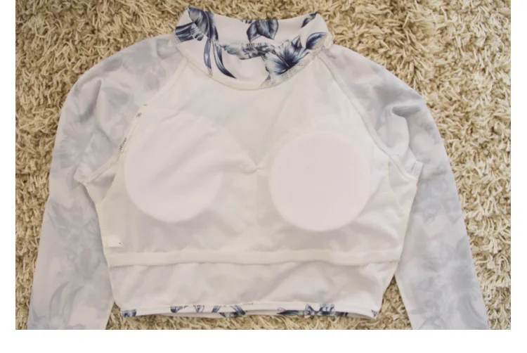 Комплект бикини с длинными рукавами Танкини шортами женский купальник цветочным