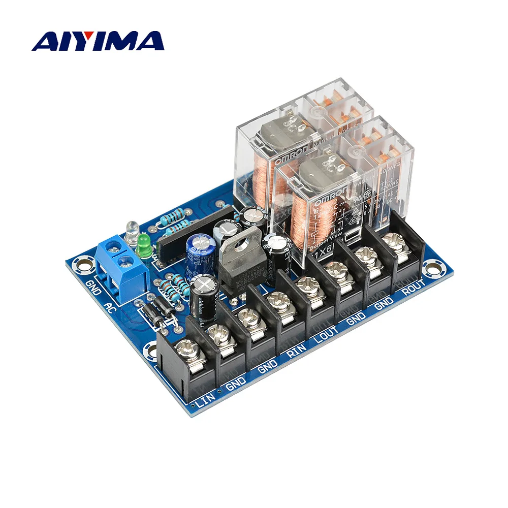 

AIYIMA 2,0 Защитная плата для динамиков, выделенные усилители мощности, звуковая плата 500Wx2 для домашнего кинотеатра