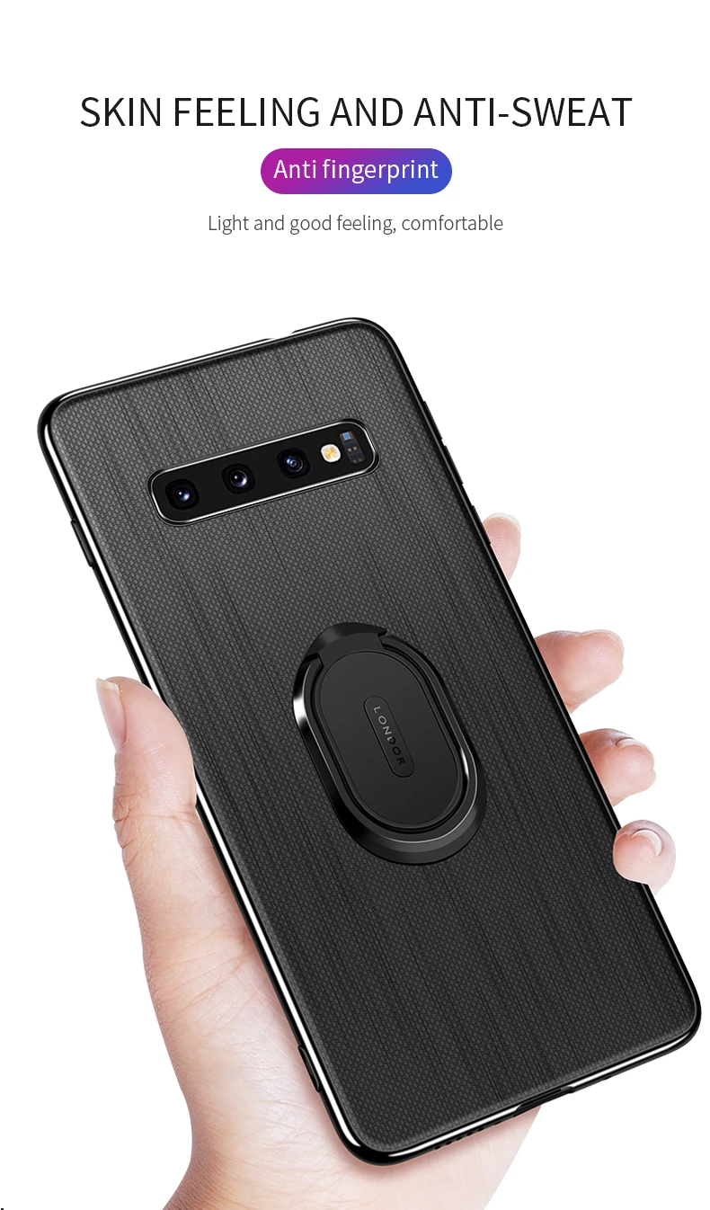 Тканевый Магнитный чехол для samsung Galaxy Note 10 S10 Plus S10E, роскошный тканевый автомобильный держатель, чехол для телефона Etui Coque