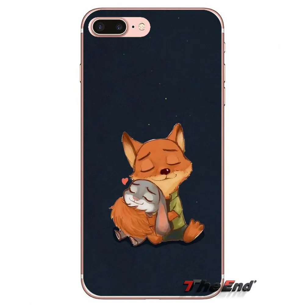 Nick Wilde and Judy Hopps Zootopia ТПУ чехлы для Xiaomi Mi6 Mi 6 A1 Max Mix 2 5X 6X Redmi Note 5 5A 4X 4A A4 4 3 Plus